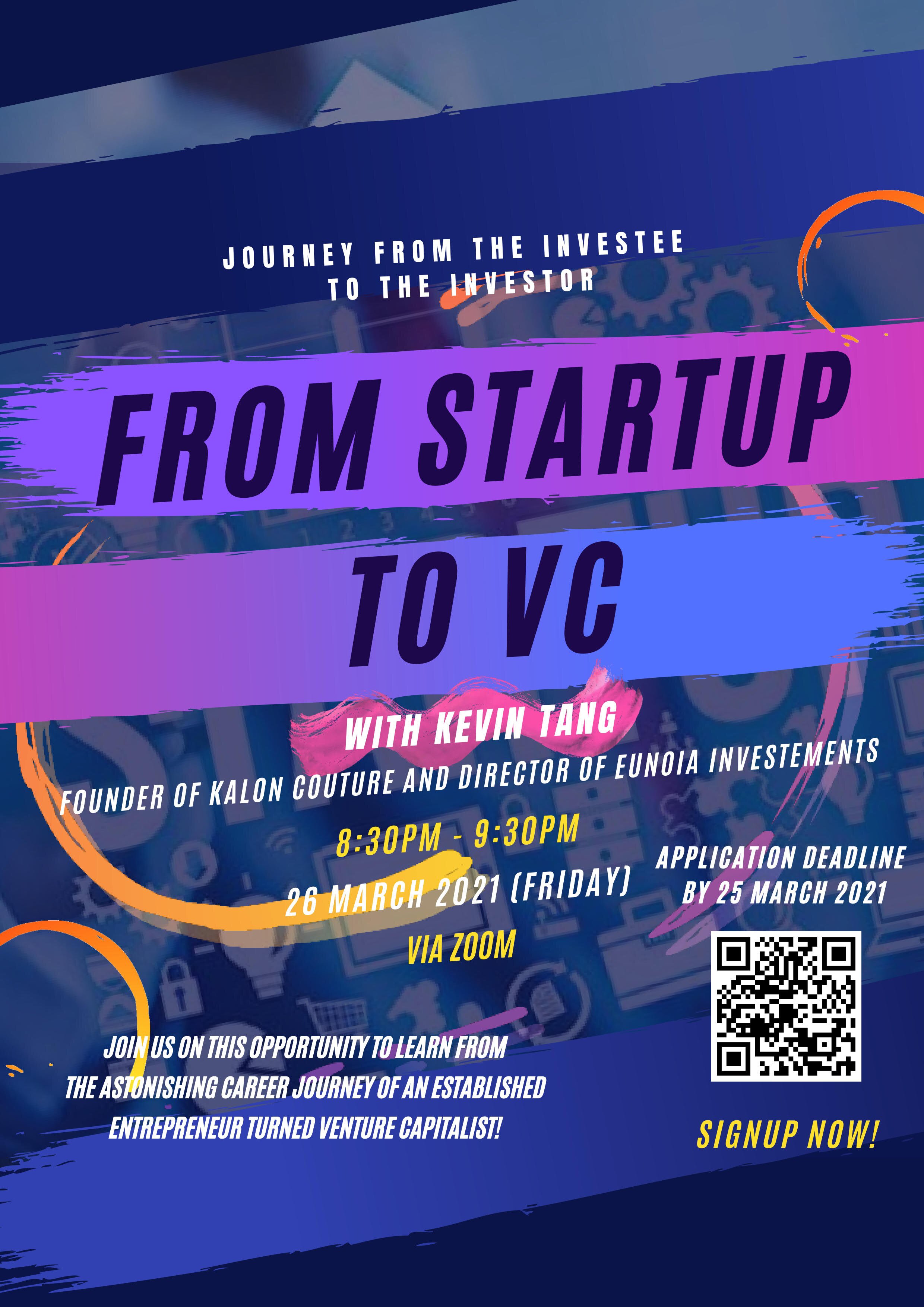 Journey from the Investee to the Investor - from Startup to VC (amended)