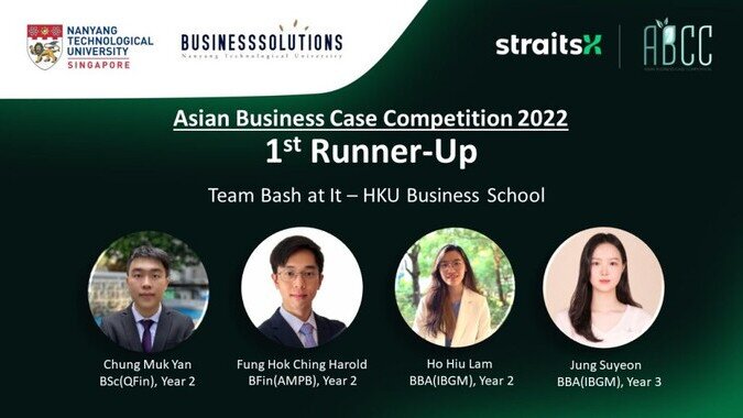 Asian Business Case Competition 2022 (1st Runner-up)